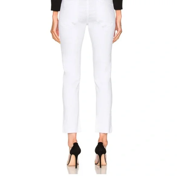 Rag & Bone Dre Capri jean distressed White Prospector 24 - Picture 8 of 12